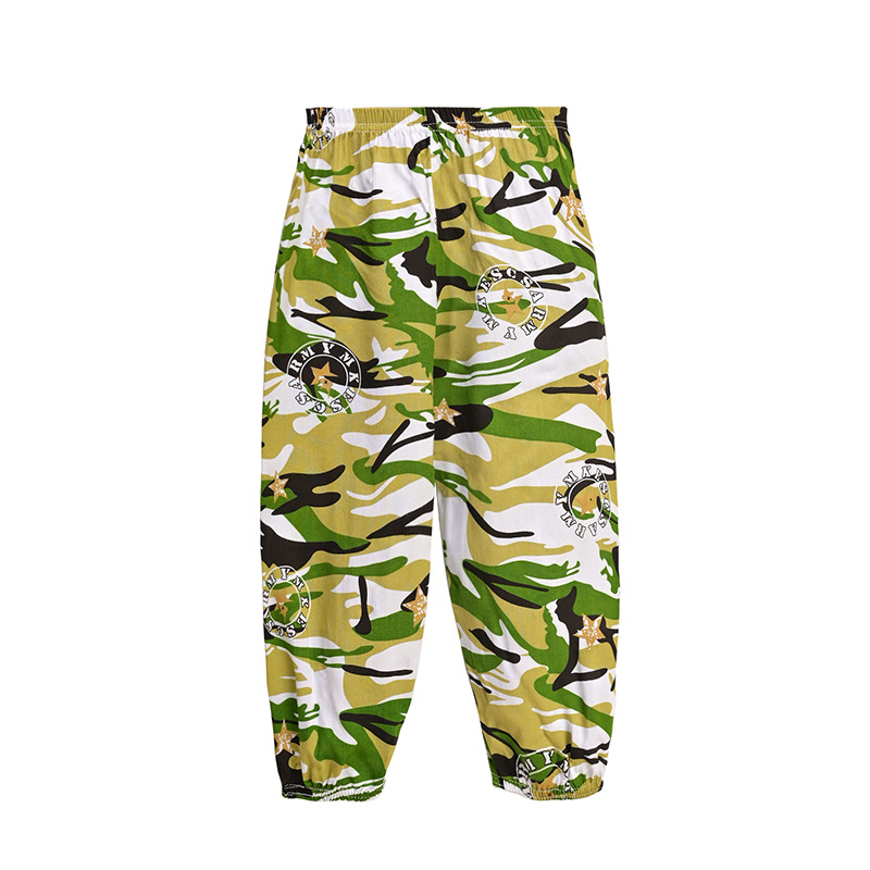 Picture of Summer New Adult Mom Kidsren Boys Girls Family Wear Bloomers Anti-Mosquito Pants Cotton Silk Pants Trousers