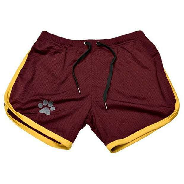 Picture of Summer Sports Men's Muscle Fitness Leisure Mesh Breathable Three-point Pants Running Training Beach Quick-drying Breathable Shorts