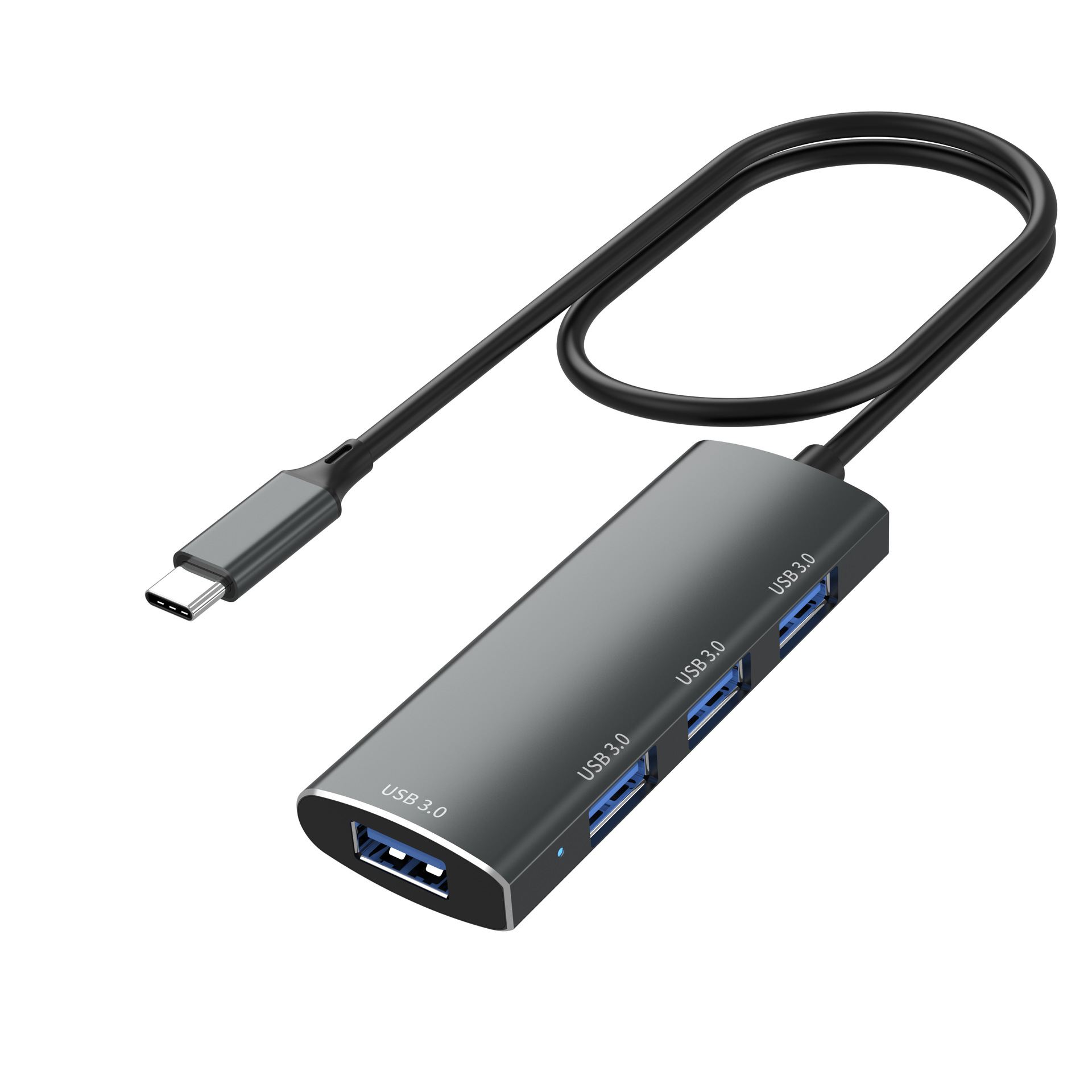 Picture of Type-C Docking Station Hub Hub Splitter One to Four Computer Plug Usb3.0Hub Multi-Port Docking Station