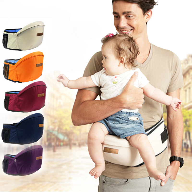 Picture of Aiebao Baby Waist Stool Horizontal Front Hug Multi-Functional Toddler Stool New Baby Holding Single Stool Cpc Certification Labeling