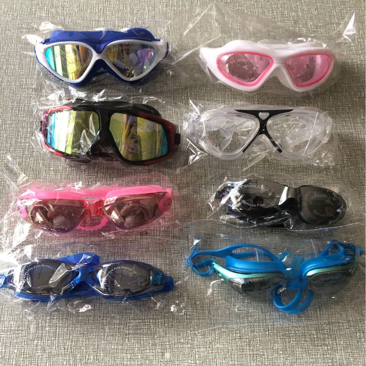 Picture of Cross-border dedicated swimming goggles adult electroplating anti-fog swimming goggles cross-border popular OPP bag 60g without LOGO