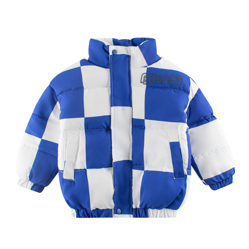 Picture of 27Kids Brand Kidsren's Clothing Wholesale 2024 Autumn and Winter Kidsren's Cotton Outwears Baby Boy Outwear Plaid Dropshipping