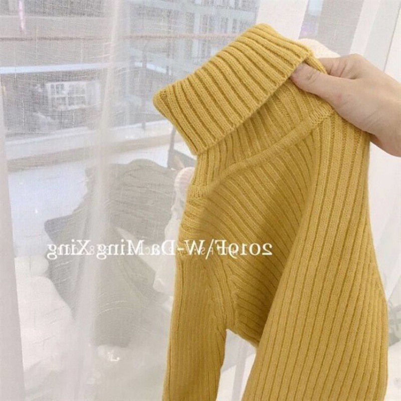 Picture of [in stock] autumn and winter children's high collar base sweater thick winter boys and girls sweater baby warm
