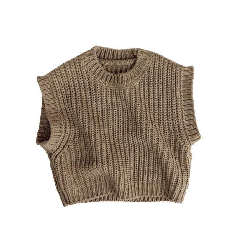 Picture of Artistic Mori Children's Thick Wool Thickened Vest Warm Sleeveless Sweater for Boys and Girls Autumn and Winter Fashionable