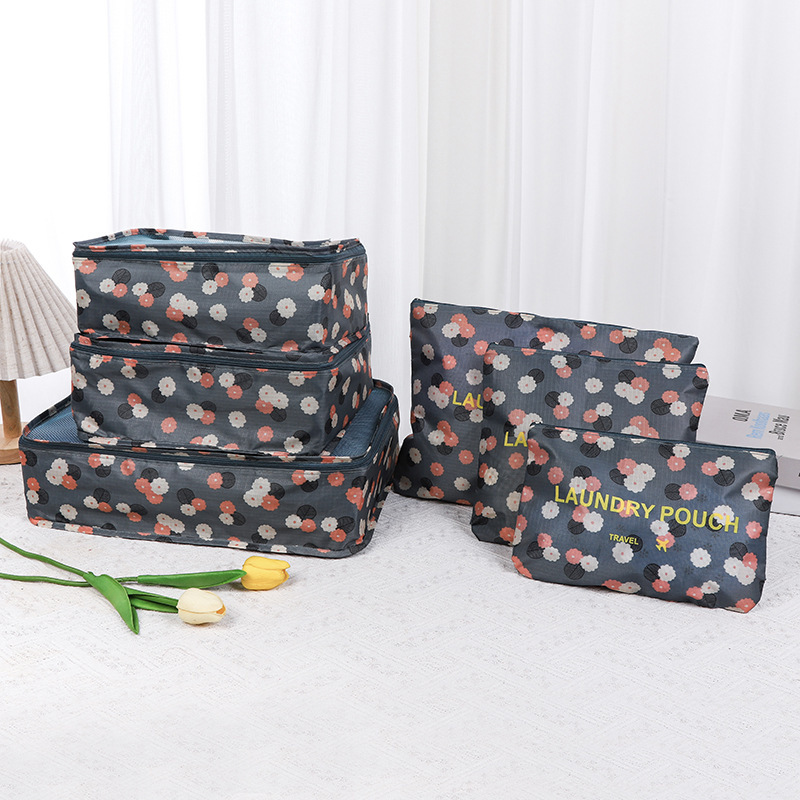 Picture of Waterproof luggage travel storage color six-piece set travel clothing storage color six-piece set source supply