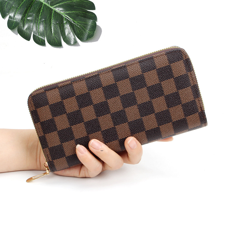 Picture of Factory Direct New Long Wallet Card Bag Women's Coin Purse Mobile Phone Bag Clutch Unisex Wallet