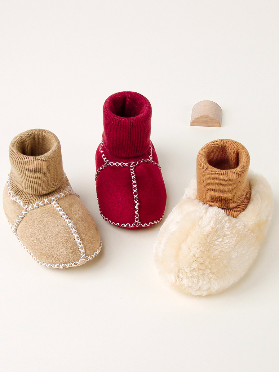 Picture of Baby Toddler Shoes, Baby Socks, Winter 0-12 Months Baby Toddler Shoes, Thickeneded and Velvet Soft-Soled Baby Shoes