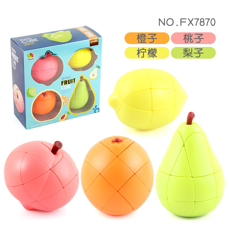 Picture of Pan New Fruit Rubik's Cube Set Series Orange Lemon Twist Square New Strange Vent Stress Relief Toy FX7870