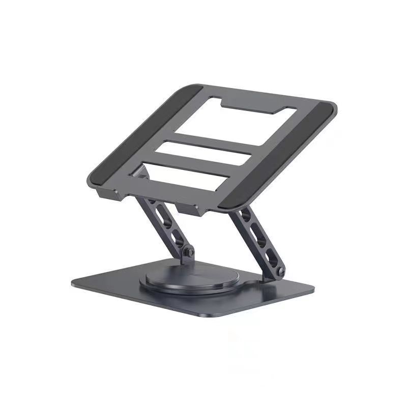Picture of Metal Laptop Bracket Computer Bracket Steel Gold Lifting Portable Elevator Rack Base Folding Heat Rack