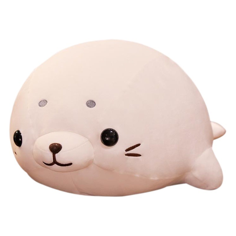 Simulation Seal Doll Soft Down Cotton Seal Doll Cute White Sea Lion Tuan Pillow Dolphin