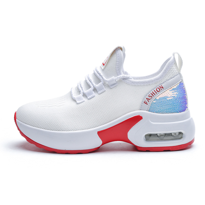 Picture of Dance Shoes Outer Wear Fashion Ghost Step Dance Shoes Women's Thick-soled sneaker Women's Flying Mesh New Style Square Dance Shoes