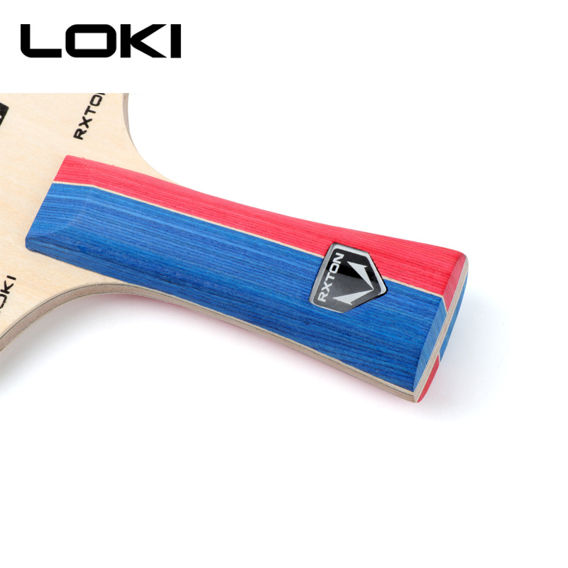 Picture of LOKI Raytheon Ruilong 1 Carbon Table Tennis Baseboard Racket Straight Rack for Students Beginners Training