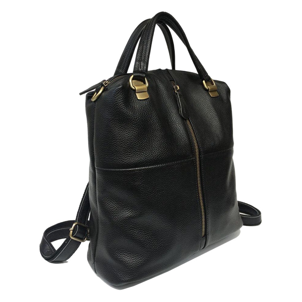 Guangzhou Source Factory Genuine Leather Backpack Women's European and American Work Clothing Versatile Backpack Women's 2025 Fashion Women's Bag Boutique