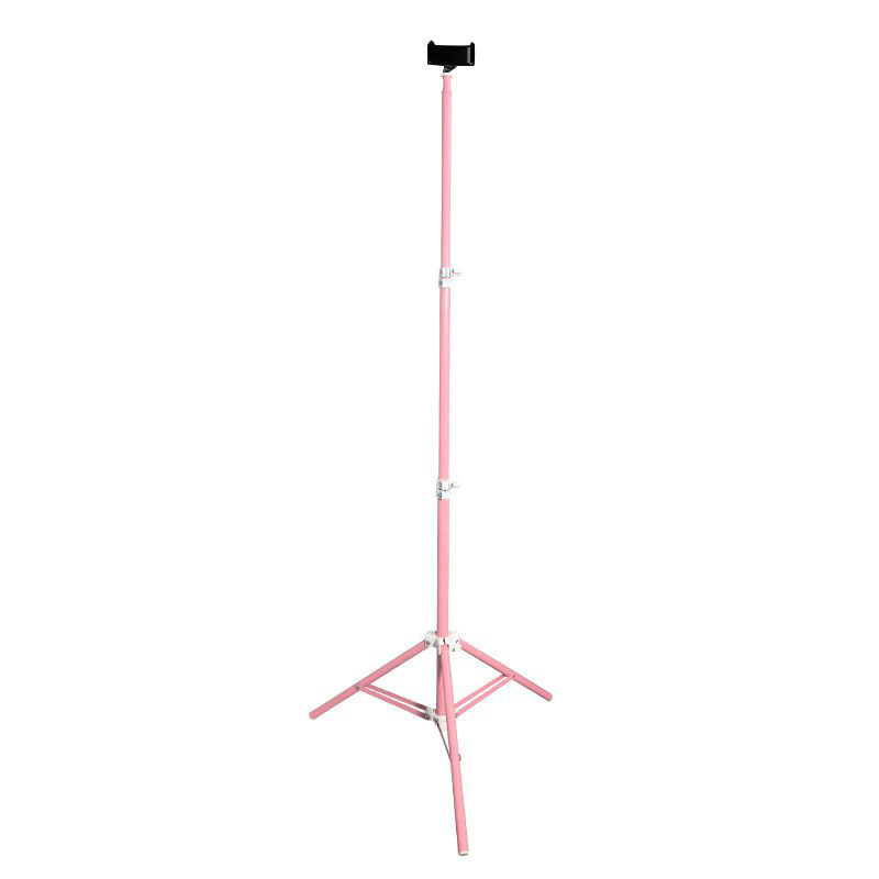 Picture of 1.6 meter pink tripod tremolo net red anchor live mobile phone bracket fill light telescopic floor lamp stand