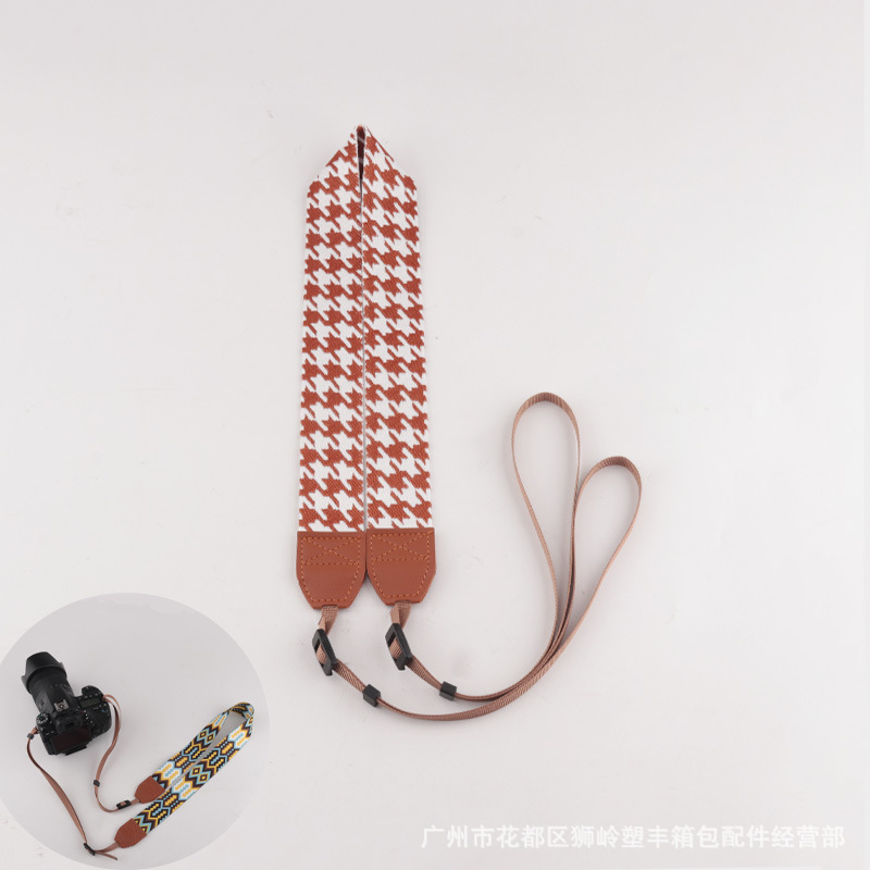 Picture of in stock Camera Shoulder Strap Decompression Camera Strap Hanging Neck Jacquard Camera Strap Various Types Universal Camera Strap