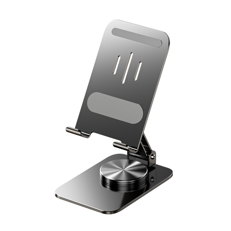 Picture of Mobile phone bracket desktop live broadcast rack wholesale foldable metal tremolo photo overhead flat bracket gift rotation