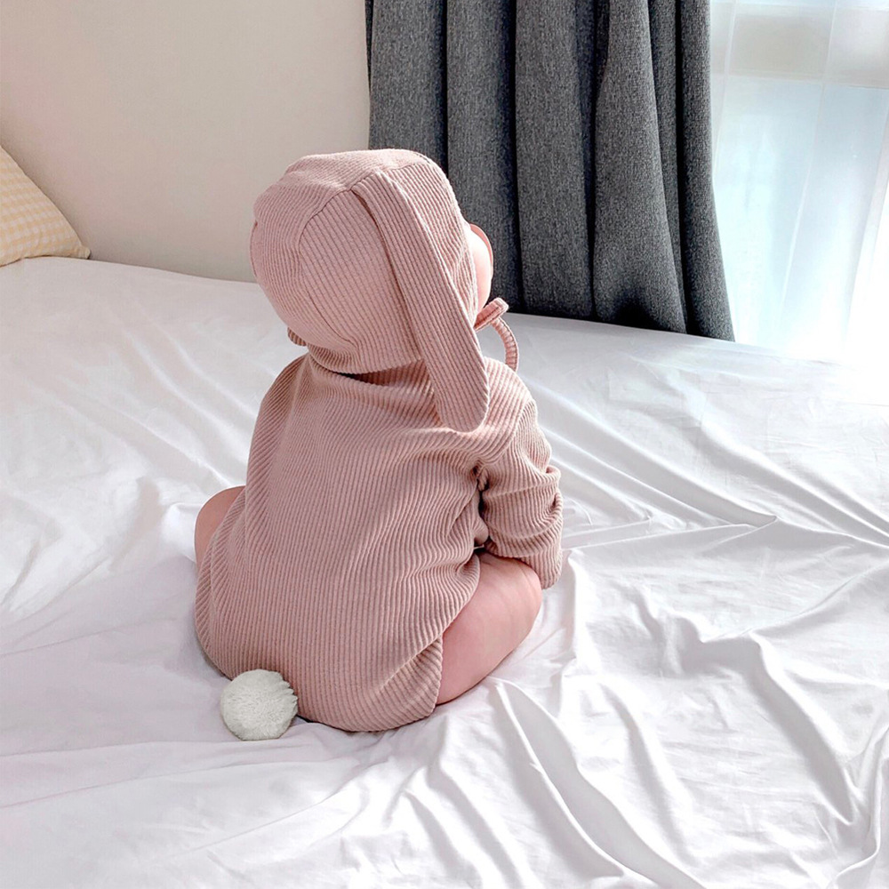 Picture of 2024 Autumn Korean Style Children's Clothing Baby Jumpsuit Cotton Long Sleeve Triangular Romper Suit Infant and Child Harness Bag Fart Suit