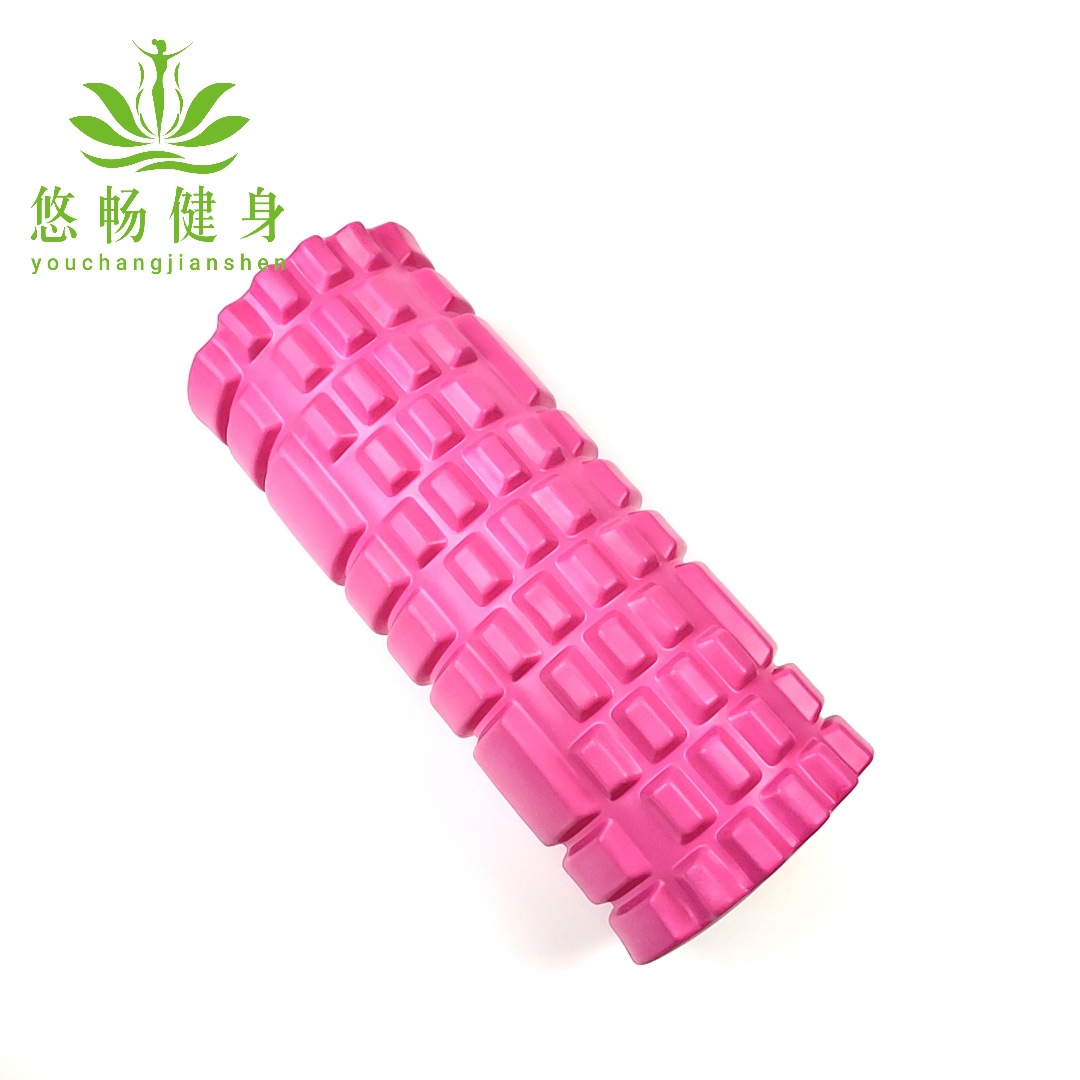Picture of Eva Hollow Yoga Column 33cm Stereo Dot Mace Muscle Fitness Massage Stick 3D High Hardness Foam Shaft