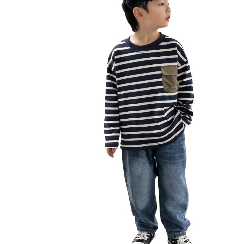Picture of Boys Pants Spring Summer Jeans Spring Trousers Outer Wear Spring Wear Boys Baby Children Fashion Street Children's Wear