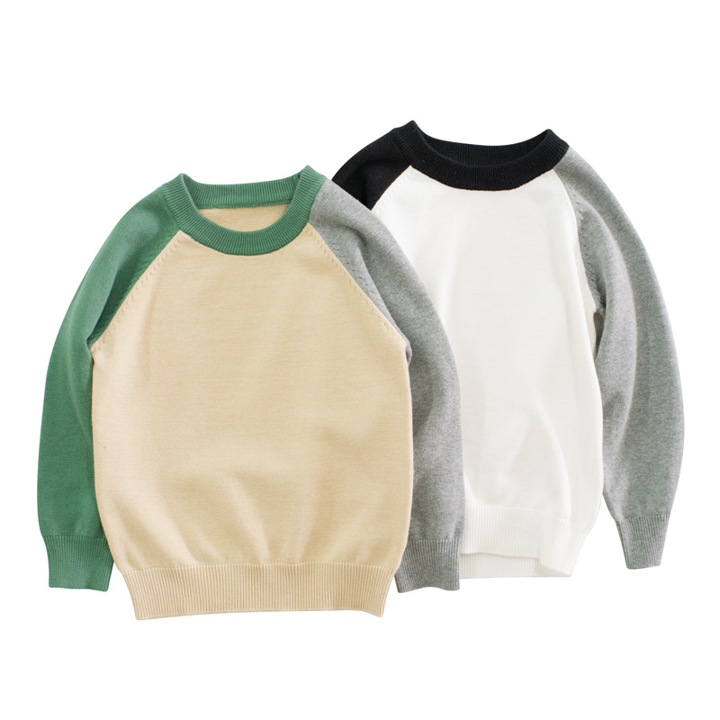 Picture of 27kids Korean version of children's clothing sweater spring new children's clothing sweater men's baby clothes a generation of hair