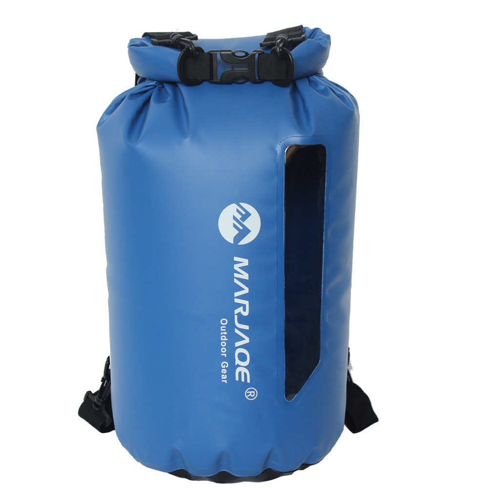 Picture of Marjaqe Double Shoulder Strap Window Waterproof Bag Rafting Bag Beach Bag Waterproof Bag River Tracing Bag Storage Outdoor Leisure