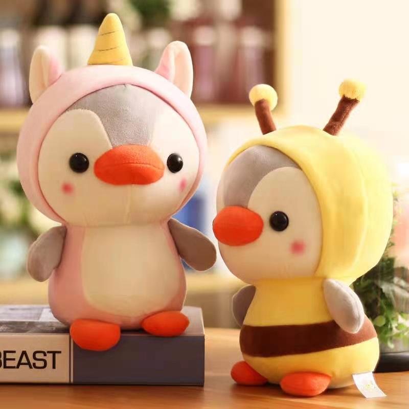 Picture of Transformation Penguin Plush Toy Dinosaur Frog Unicorn Doll Wedding Toss Doll Grab Machine Doll Factory