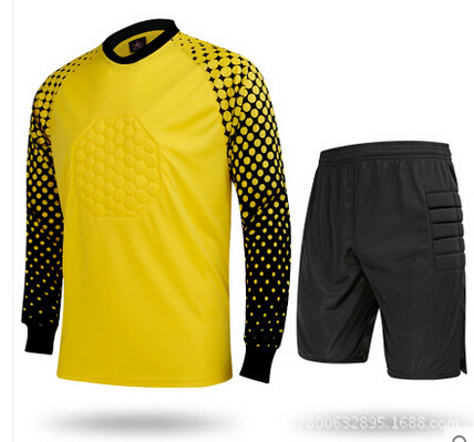 Picture of genuine goods Goalkeeper Clothing suit Adult Children Goalkeeper Clothing Professional Goalkeeper Clothing Thickened Sponge Protection Cushion