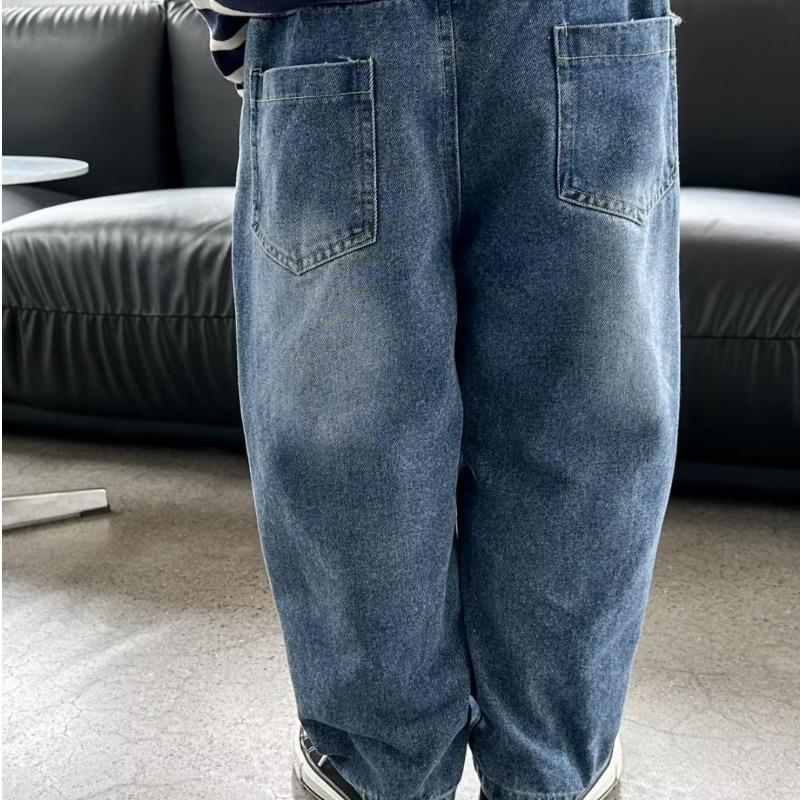 Picture of Boys Pants Spring Summer Jeans Spring Trousers Outer Wear Spring Wear Boys Baby Children Fashion Street Children's Wear