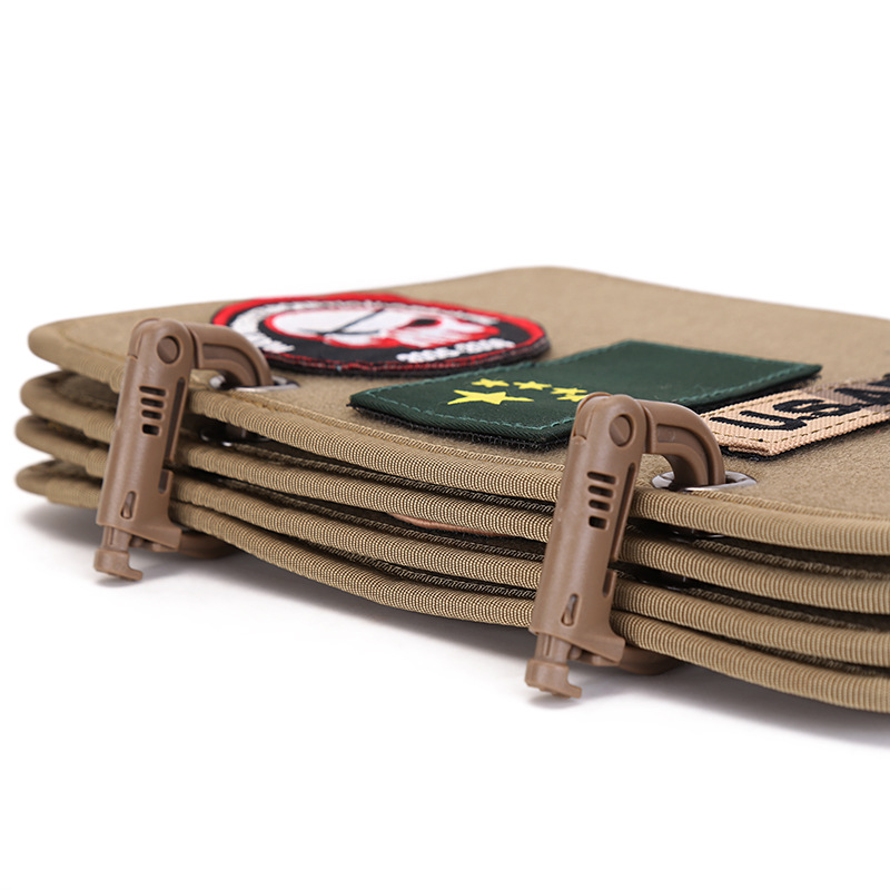 Picture of Velcro Storage Board Military Fan Medal Finishing Board Armbands Sticky Board Tactical Hanging Board Display Cloth Stickers Three Colors Cloth