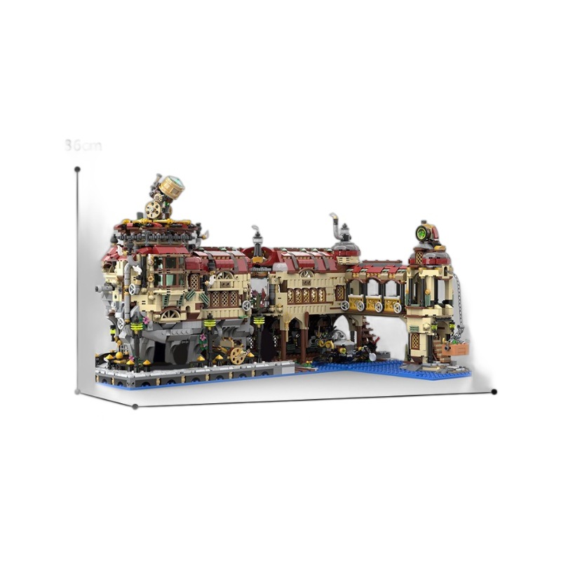 Picture of Domestic Creative Building Blocks Steam Power Machine Punk Mechanical Assembly Toy Model Moc Compatible with Lego High Difficulty