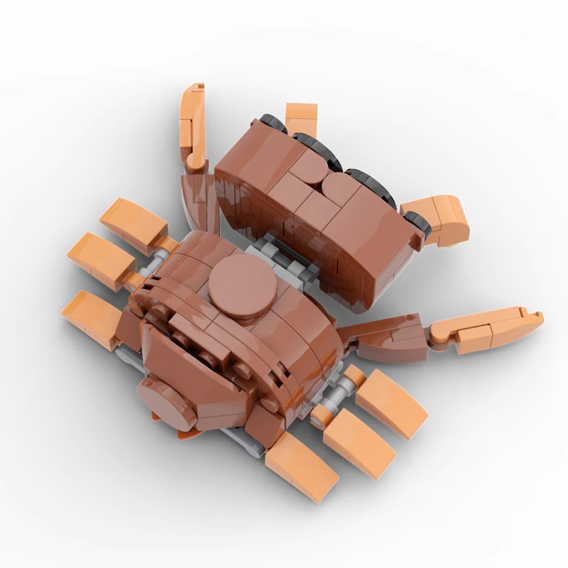 Picture of Home-made Assembled Spider Lucas and Finley MOC Compatible Lego Animal Doll Hand-made Model Building Blocks