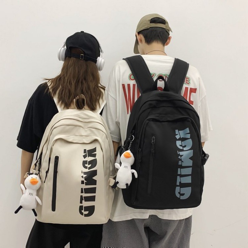 Picture of Retro Japanese Workwear Backpack Women's Niche Design American Campus Student School Bag Men's Large Capacity Backpack Trendy