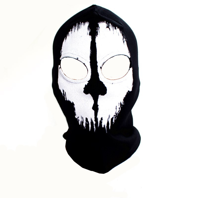 Picture of Deadpool white red hot sale ebay AliExpress Call of Duty Amazon death pure cotton mask