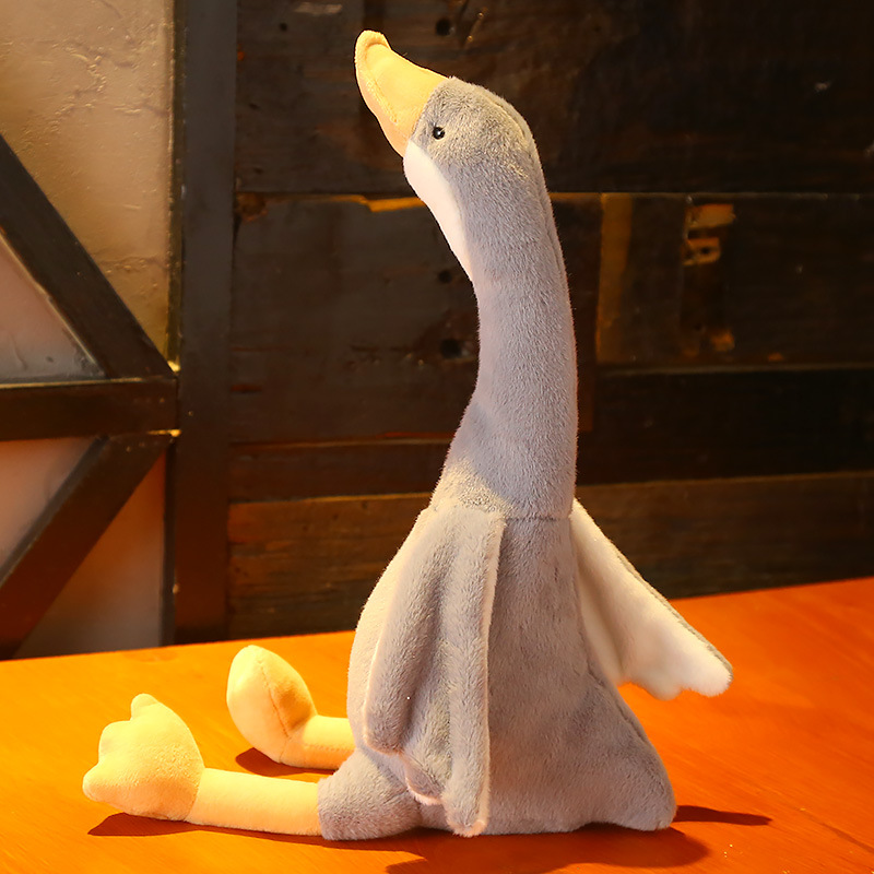 Picture of Simulation Swan Doll Creative Duck Animal Rag Doll Internet Celebrity Big White Goose Doll Plush Toy Gift