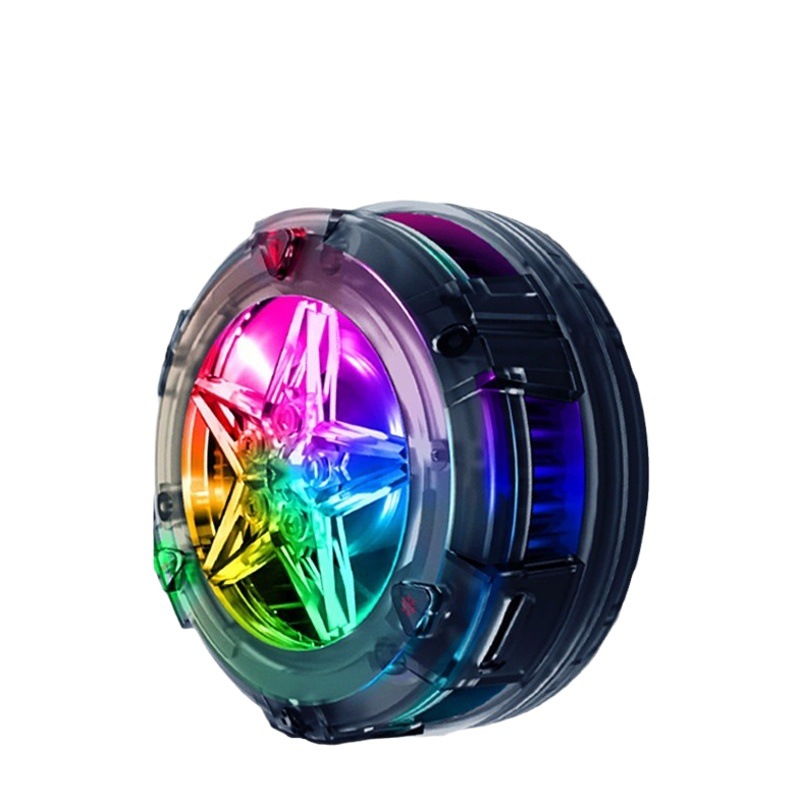 New magnetic wireless charging radiator 15W wireless fast charging RGB dazzling light effect physical cooling artifact ice sealing cold