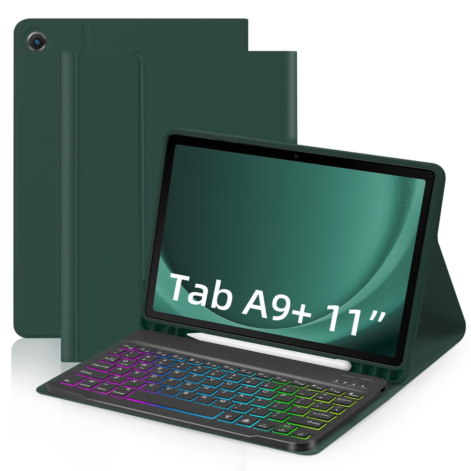 Picture of Bluetooth Keyboard Suitable for Samsung S9 11inch Tablet Protective Case S9/S9Fe Inch Keyboard A8 X205 Protective Case