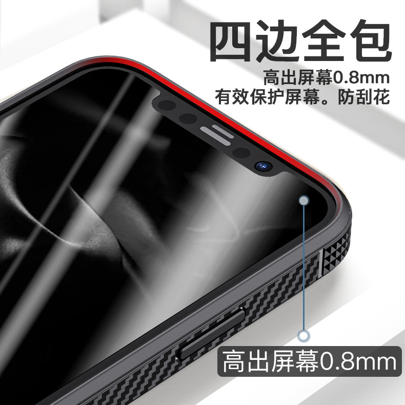 Picture of For Apple 12Pro Max Mobile Phone Case New Transparent iPhone 12Pro Drop-resistant Protective Case 11Pro Max