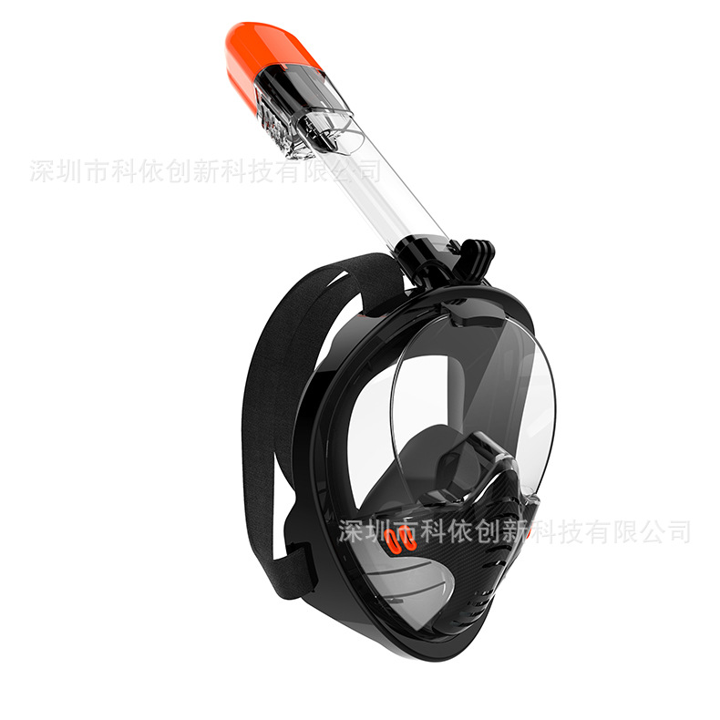 Picture of K4 New Diving Mask In-line Snorkeling suit Underwater Photography Swimming Equipment Full Dry Face Diving Mask