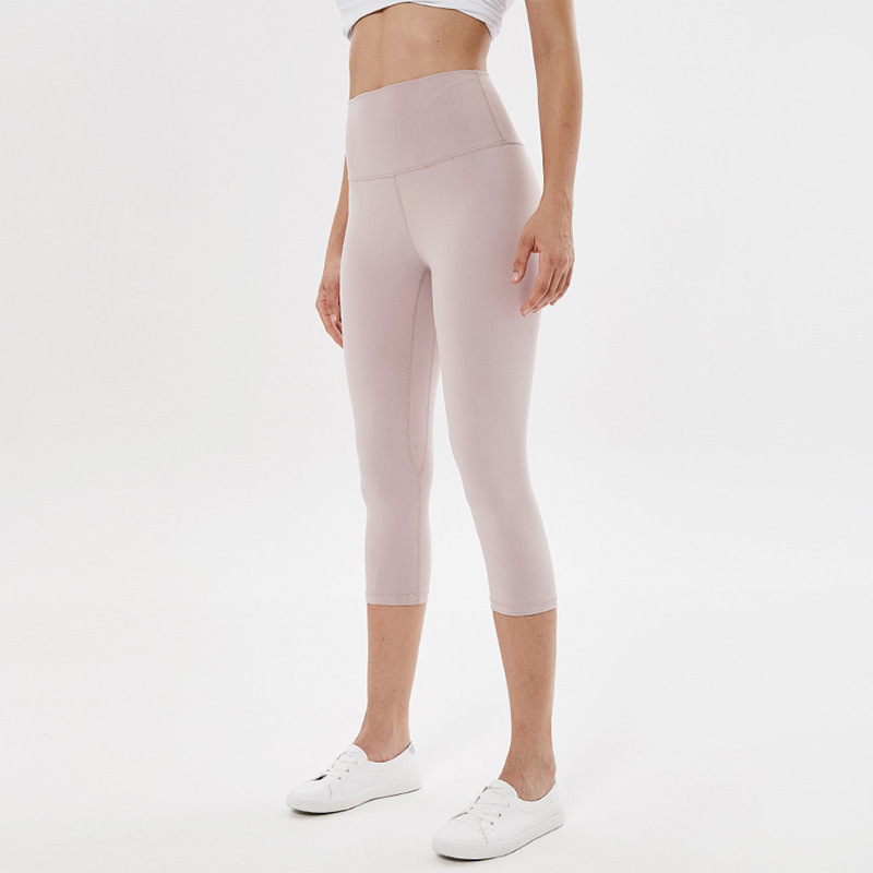 Picture of Summer Yoga Cropped Pants Running Fitness Quick-drying Sports Pants High Waist Slimming lulu Yoga Pants Women