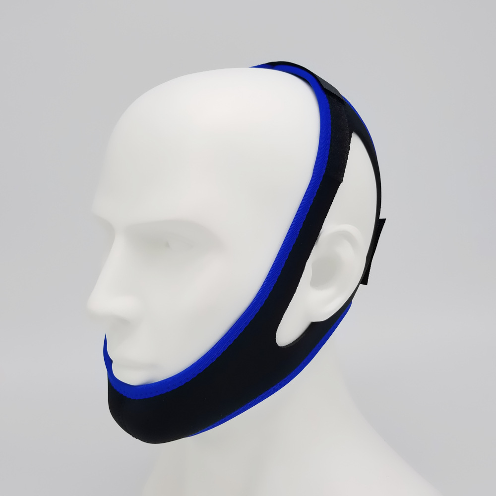 Picture of Triangle anti-snoring belt chin belt V-face pressure mask snoring belt face support strap health care fixed breathing correction belt