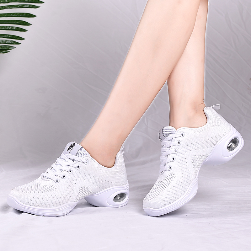 Picture of New Breathable Mesh Dance Shoes Soft Sole Women's Square Dance Shoes Adult Dance Shoes Fitness Sports Shoes Aerobics Shoes