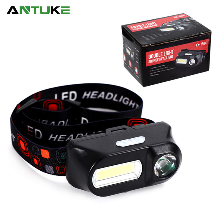 Picture of Multi-function USB interface charging headlight COB outdoor emergency headlight 18650 battery fishing light