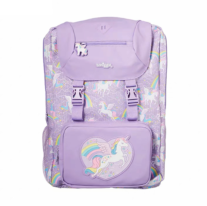 Picture of New Zealand smiggle School Bag Student Large Grade 4-6 Backpack Boys and Girls Children Backpack