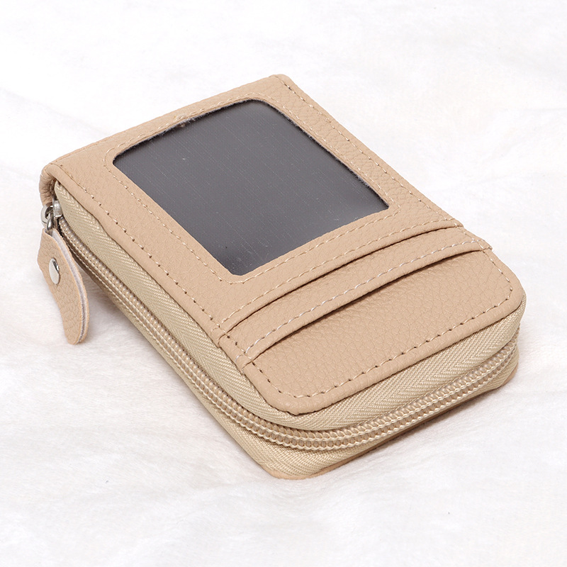 Picture of Cross-border New Arena Card Bag Korean-style Portable Women's Short Bank Card Holder Business Card Holder Vertical Zipper Clutch