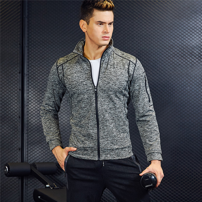 Picture of Running Clothing Jacket Men's Fitness Clothing Sports Quick-drying Windproof Morning Run Gym Training Long Sleeve Jacket Spring and Summer