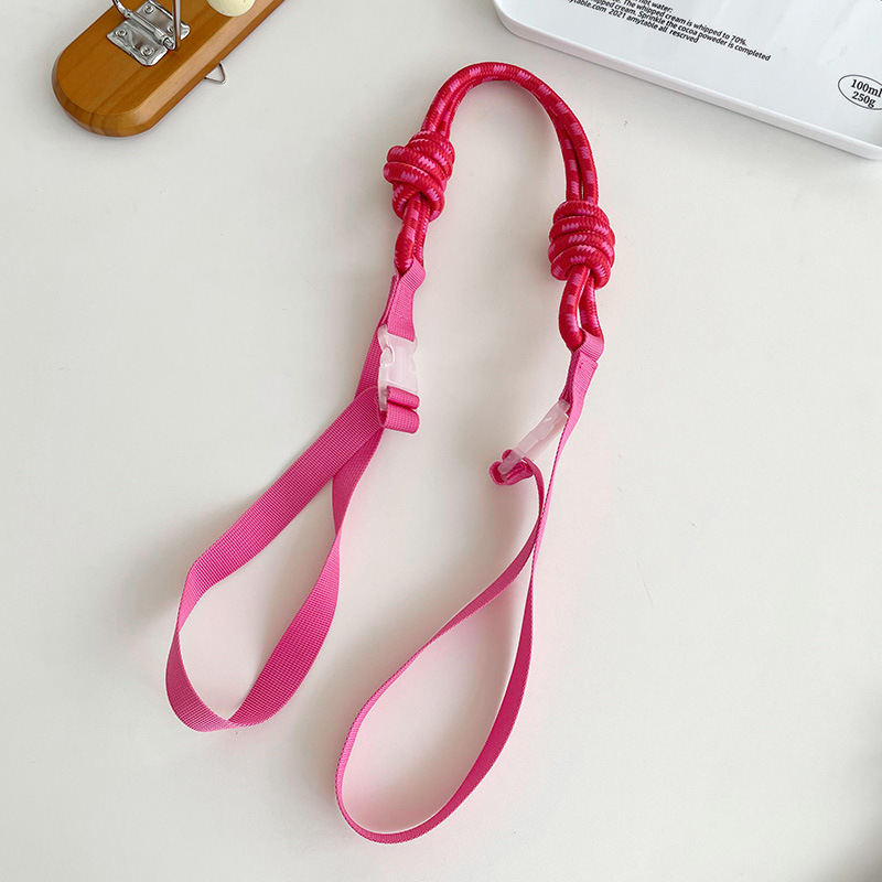 Picture of Bag Shoulder Strap New Extension Bag Strap Adjustable Shopping Bag Nylon Cloth Embroider Flower Hand-Held Crossbody Extended Strap