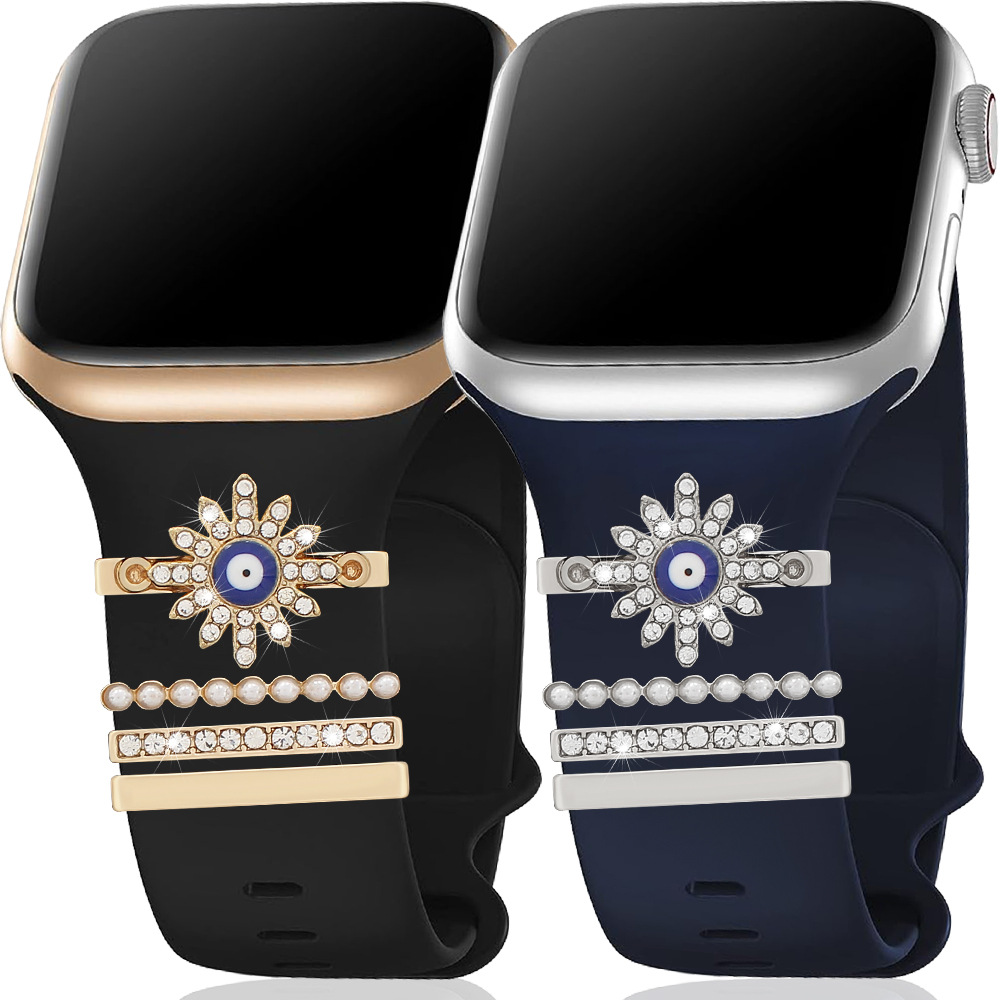 Apple Watch Universal Silicone Strap Devil's Eye Decoration for Apple Watch