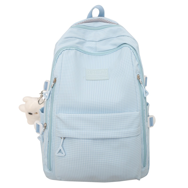 Picture of Cross-border school bag 2024 new small fresh solid color beginning Senior high school student school bag candy color large capacity backpack