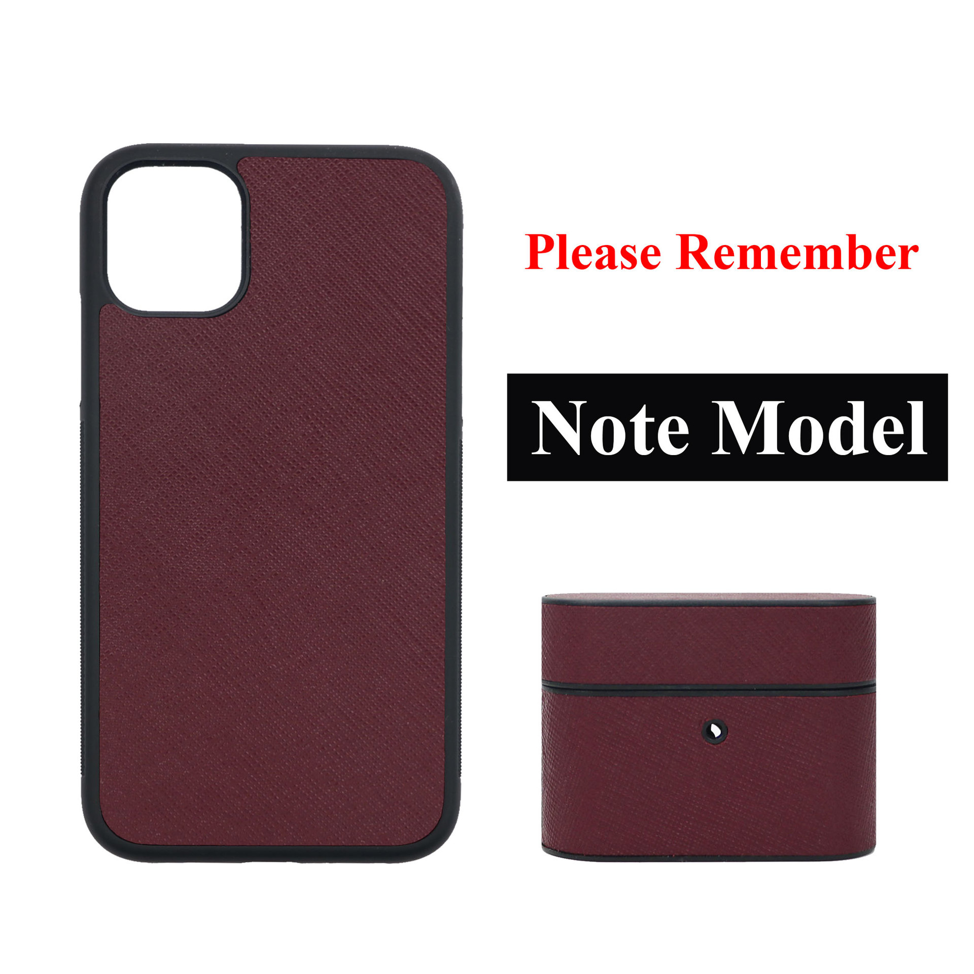 Picture of Genuine Leather drop-resistant Airpods Bluetooth headset protective cover + phone case for Iphone11-15Samsung