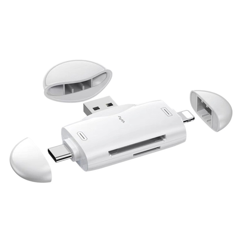 Magnetic card reader for Apple mobile phone/Type-C/USB computer Android tablet SD/TF OTG card reader
